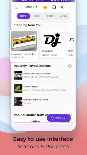 Radio FM screenshot