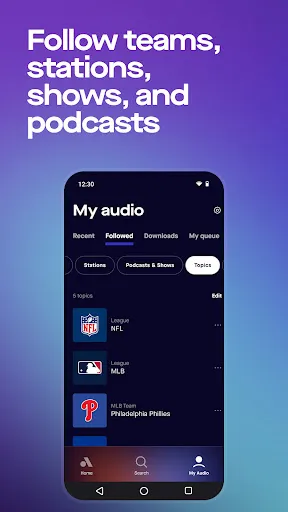 Audacy: Radio & Sports Talk screenshot