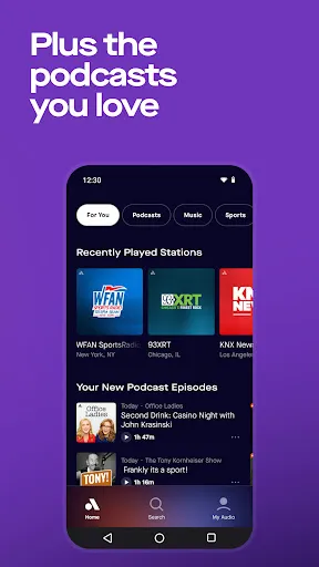 Audacy: Radio & Sports Talk screenshot