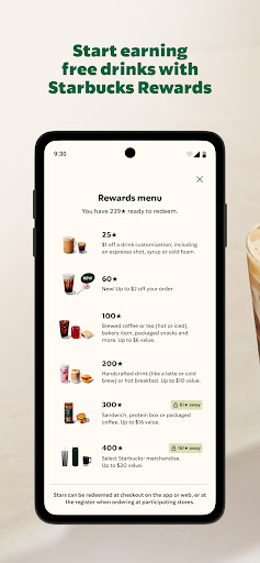 Starbucks screenshot