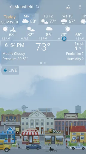 YoWindow Weather and wallpaper screenshot