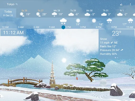 YoWindow Weather and wallpaper screenshot