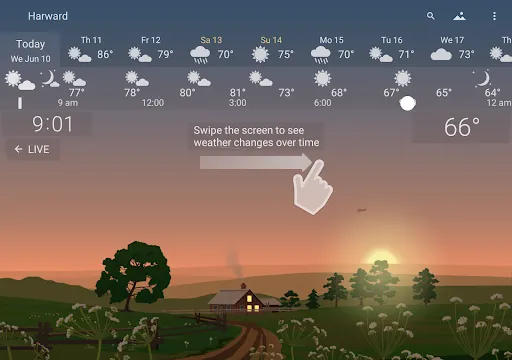 YoWindow Weather and wallpaper screenshot