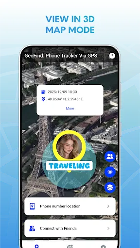 GeoFind: Phone Tracker Via GPS screenshot