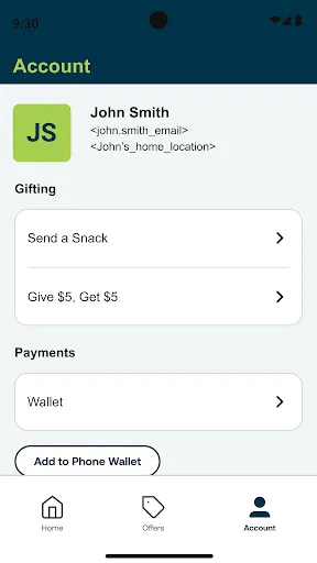 Connect & Pay screenshot
