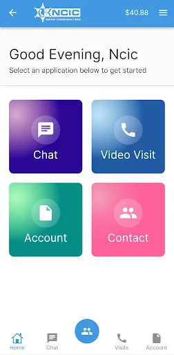 NCIC Mobile Video Visitation screenshot