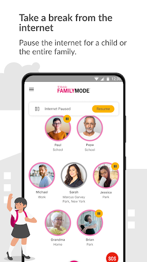 T-Mobile® FamilyMode™ screenshot