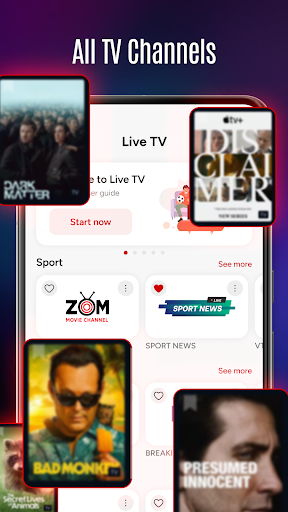 Live TV: Movies and TV Shows screenshot