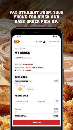 Raising Cane's Chicken Fingers screenshot
