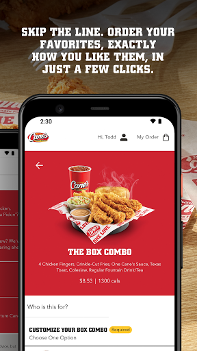 Raising Cane's Chicken Fingers screenshot