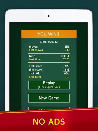 Classic Solitaire Klondike screenshot