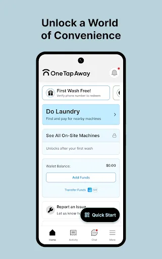 One Tap Away screenshot