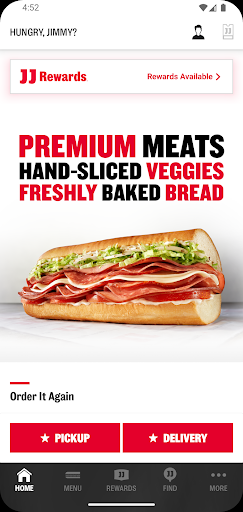 Jimmy John's Sandwiches screenshot