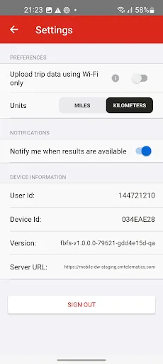 Driveology® screenshot