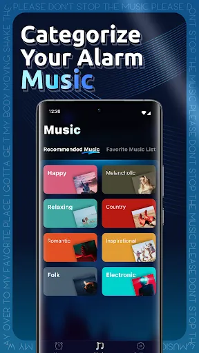 Geta Alarm Music Player screenshot