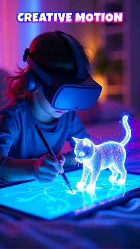 Neon Brush - Glow Draw & Paint screenshot