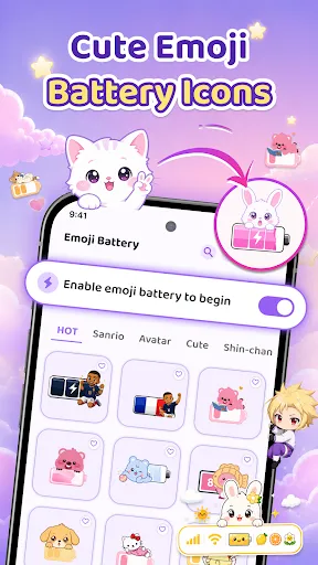 Battery Emoji & Charging screenshot