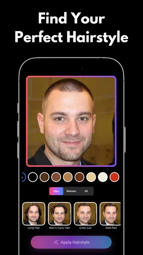 Hairstyle Try-On AI screenshot