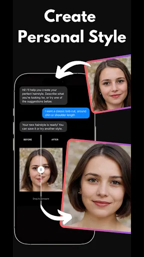 Hairstyle Try-On AI screenshot