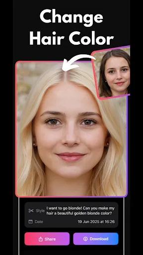Hairstyle Try-On AI screenshot