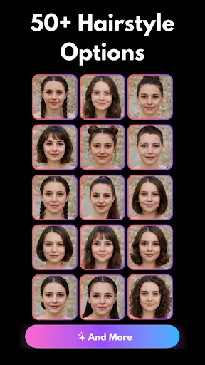 Hairstyle Try-On AI screenshot