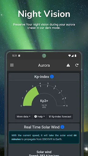 SpaceWeatherLive screenshot