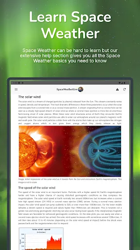 SpaceWeatherLive screenshot