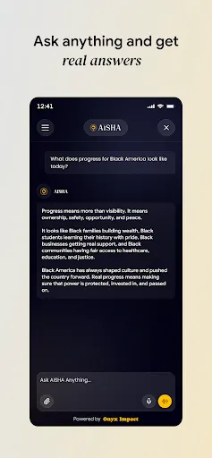 Aisha: Better AI, Built for Us screenshot