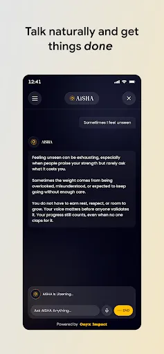 Aisha: Better AI, Built for Us screenshot