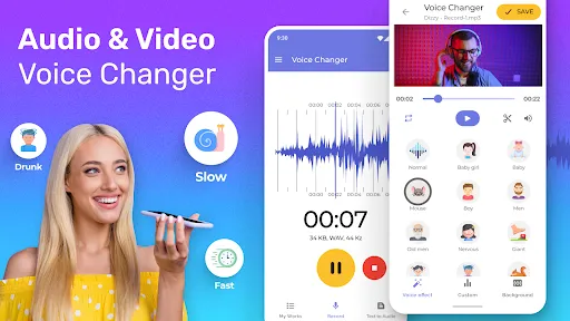 Video Voice Editor + Effects screenshot