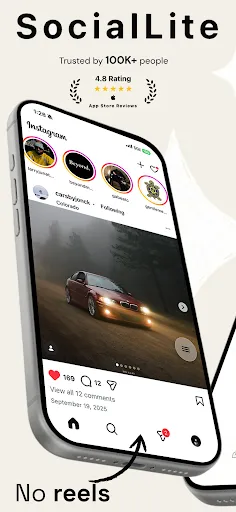 Sociallite -Block Reels&Shorts screenshot