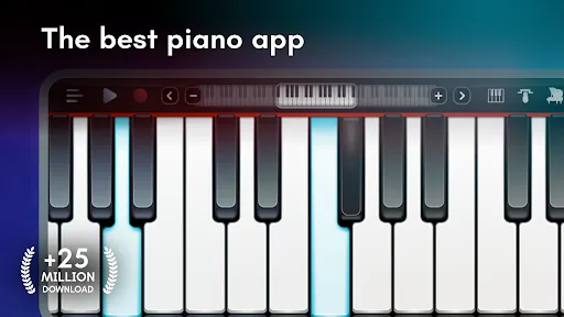 Real Piano electronic keyboard screenshot