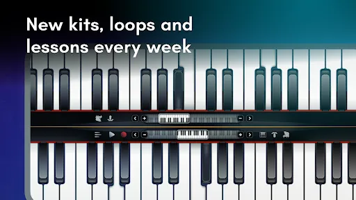 Real Piano electronic keyboard screenshot