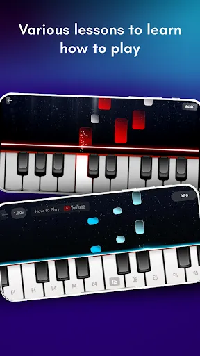 Real Piano electronic keyboard screenshot