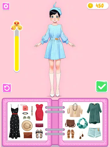 Sticker Doll DIY Dressup Diary screenshot