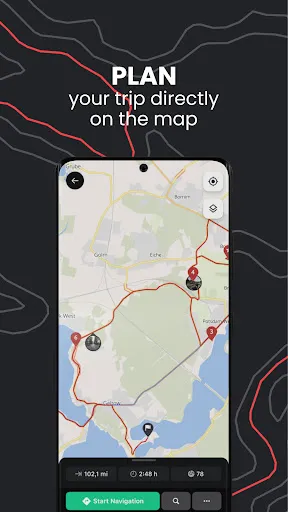 calimoto Motorcycle Navigation screenshot