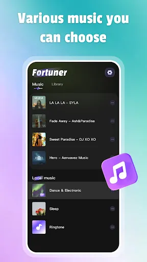Fortuner：Music your style screenshot