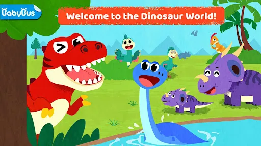 Baby Panda's Dinosaur World screenshot