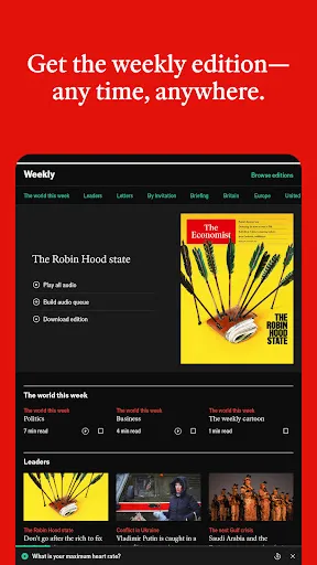 The Economist - World News screenshot