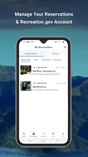 Recreation.gov screenshot