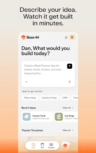 Base44: Build Apps with AI screenshot