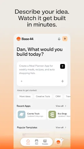 Base44: Build Apps with AI screenshot