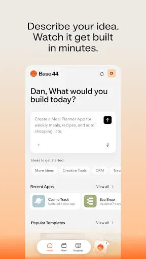 Base44: Build Apps with AI screenshot