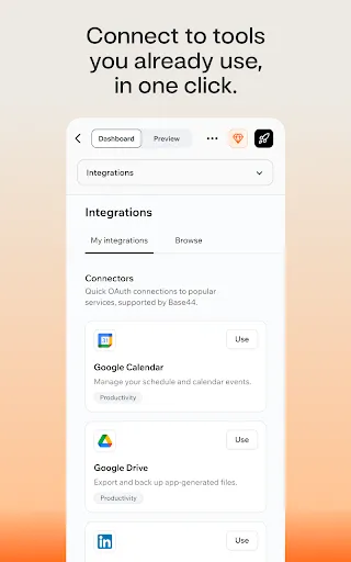 Base44: Build Apps with AI screenshot