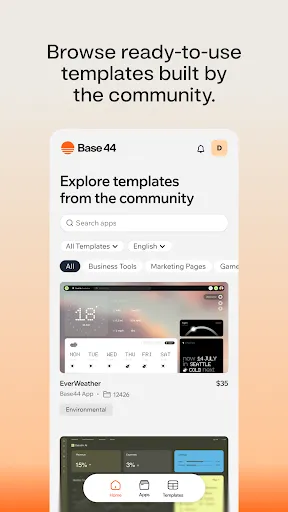 Base44: Build Apps with AI screenshot