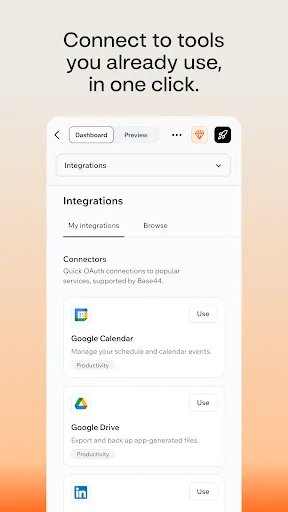 Base44: Build Apps with AI screenshot