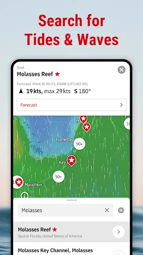 Windfinder: Wind & Weather map screenshot