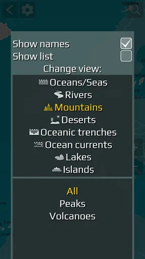 World Map Quiz screenshot
