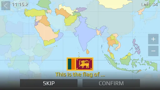 World Map Quiz screenshot