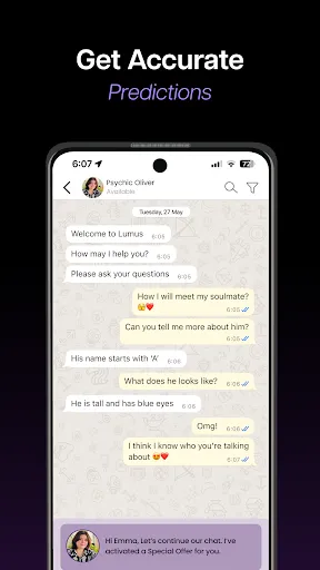 Lumus: Psychic & Tarot Reading screenshot